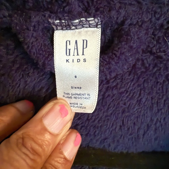 GAP Kids Navy Pajama Robe - Picture 5 of 8